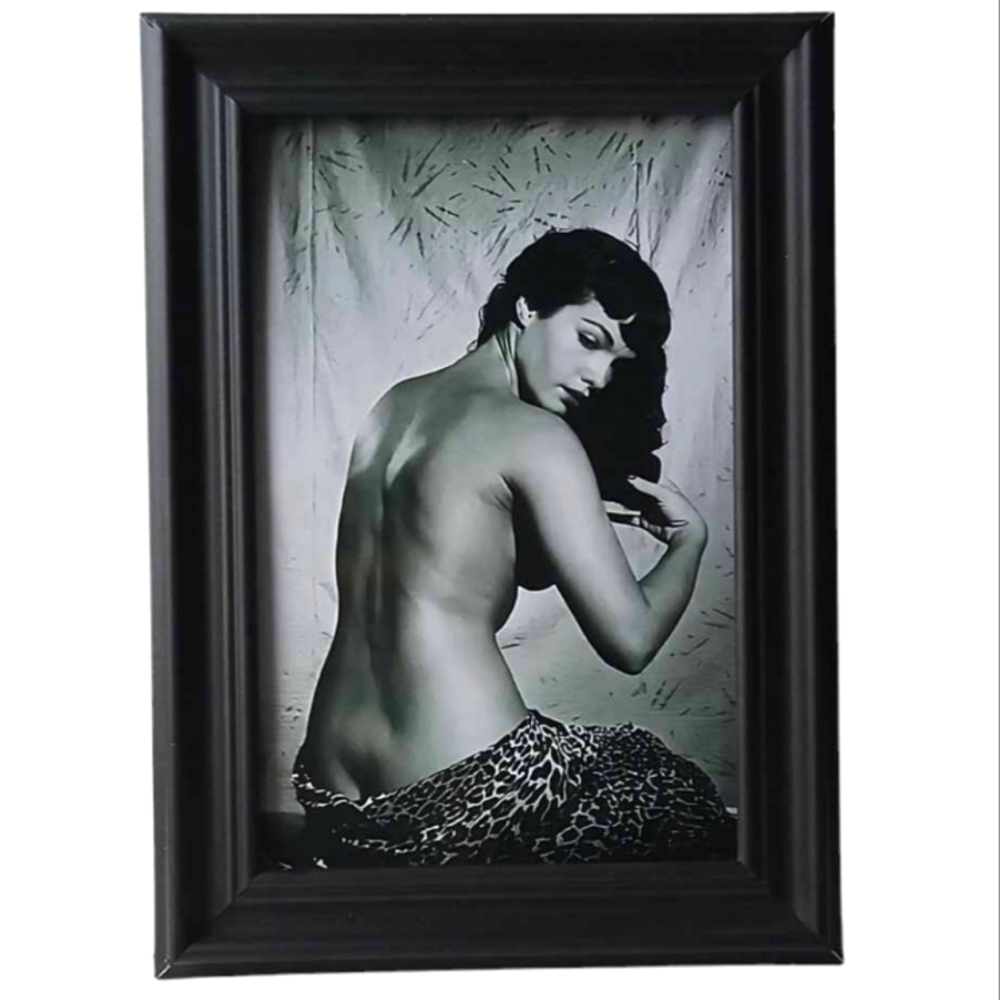 Beauty Bettie Page Pin up Rockabilly Punk Vintage Decor punk rock framed art re…